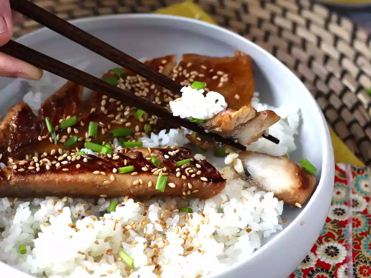 How to cook mackerel? try this recipe lacquered with soy sauce and honey! - photo 2