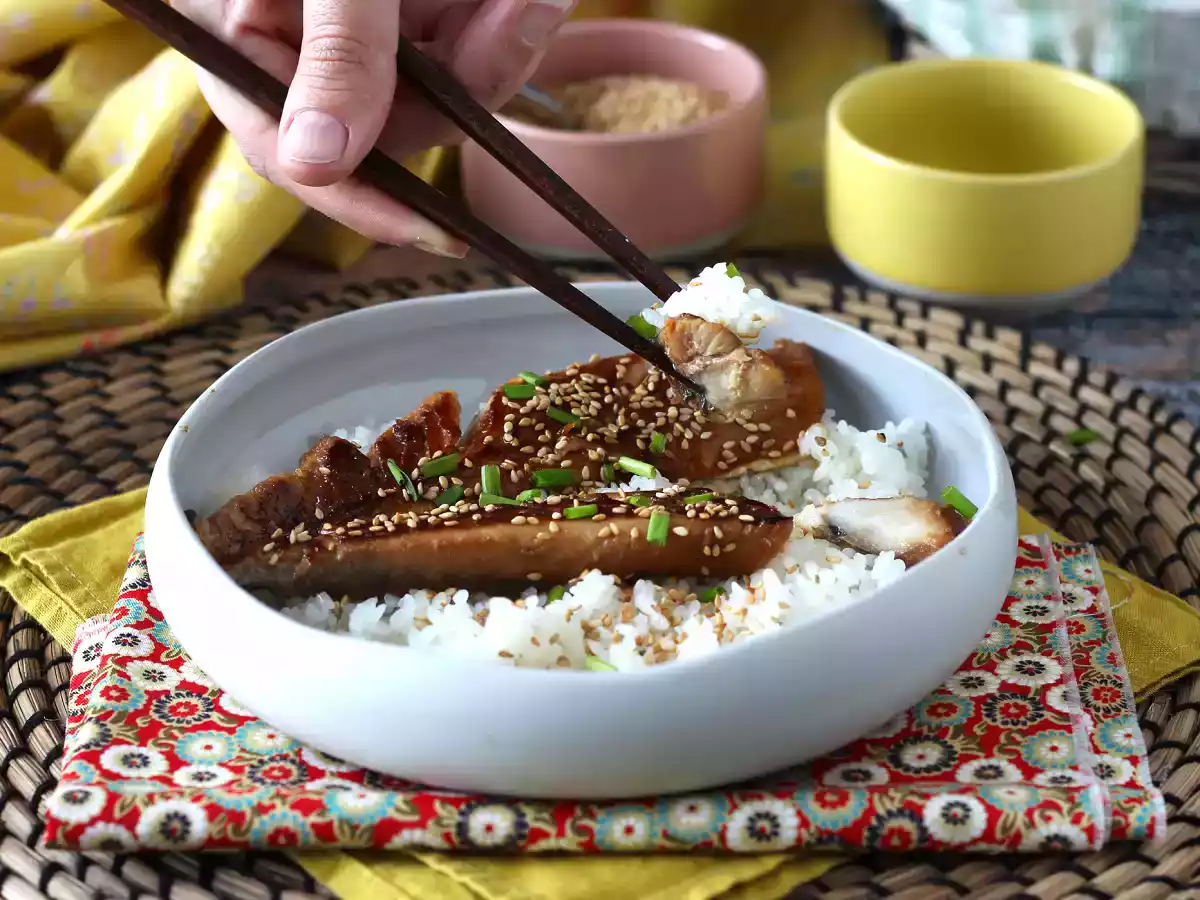 How to cook mackerel? try this recipe lacquered with soy sauce and honey! - photo 4