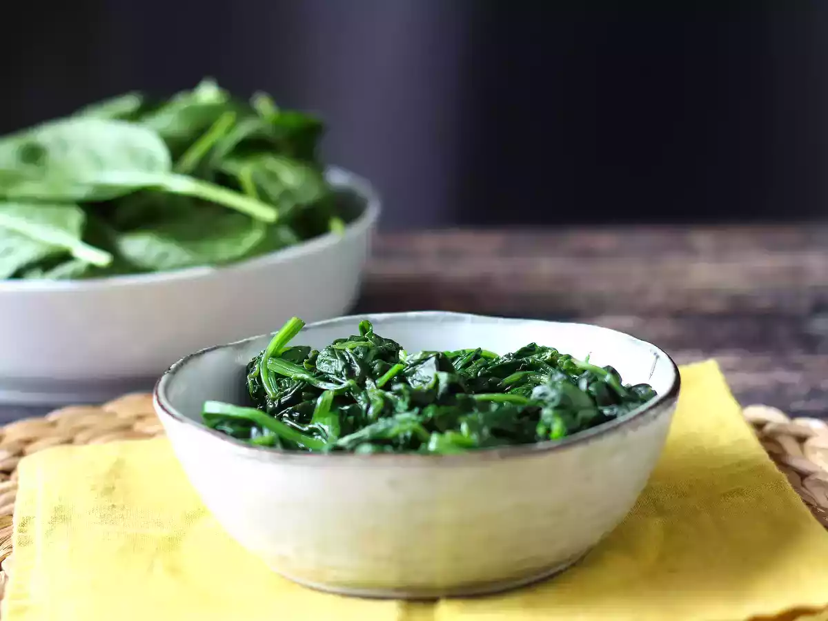 How to cook spinach ? - photo 2