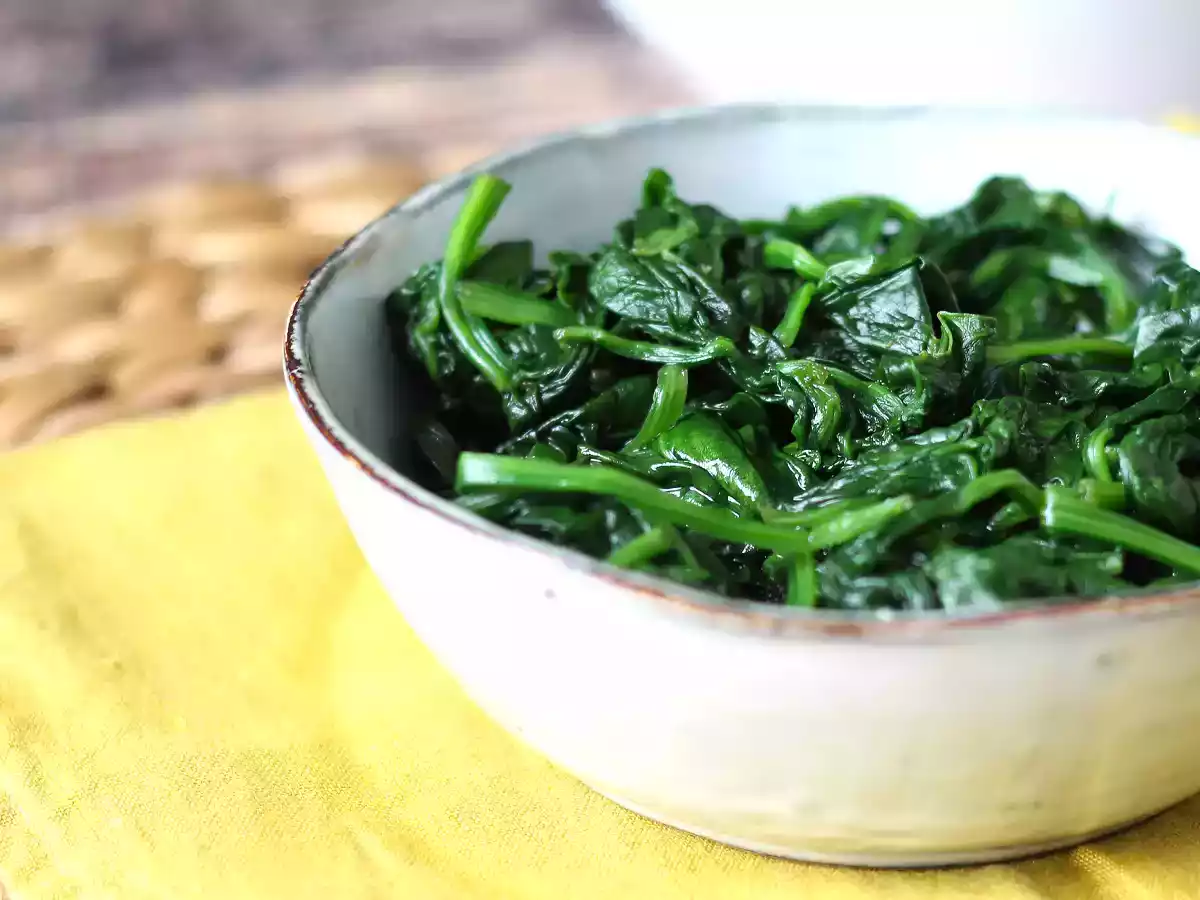 How to cook spinach ? - photo 4