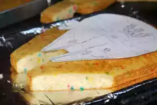 Millennium falcon cake recipe and betty crocker giveaway