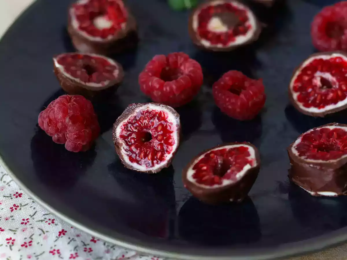 How to make homemade franui? try these trendy chocolate raspberries! - photo 2