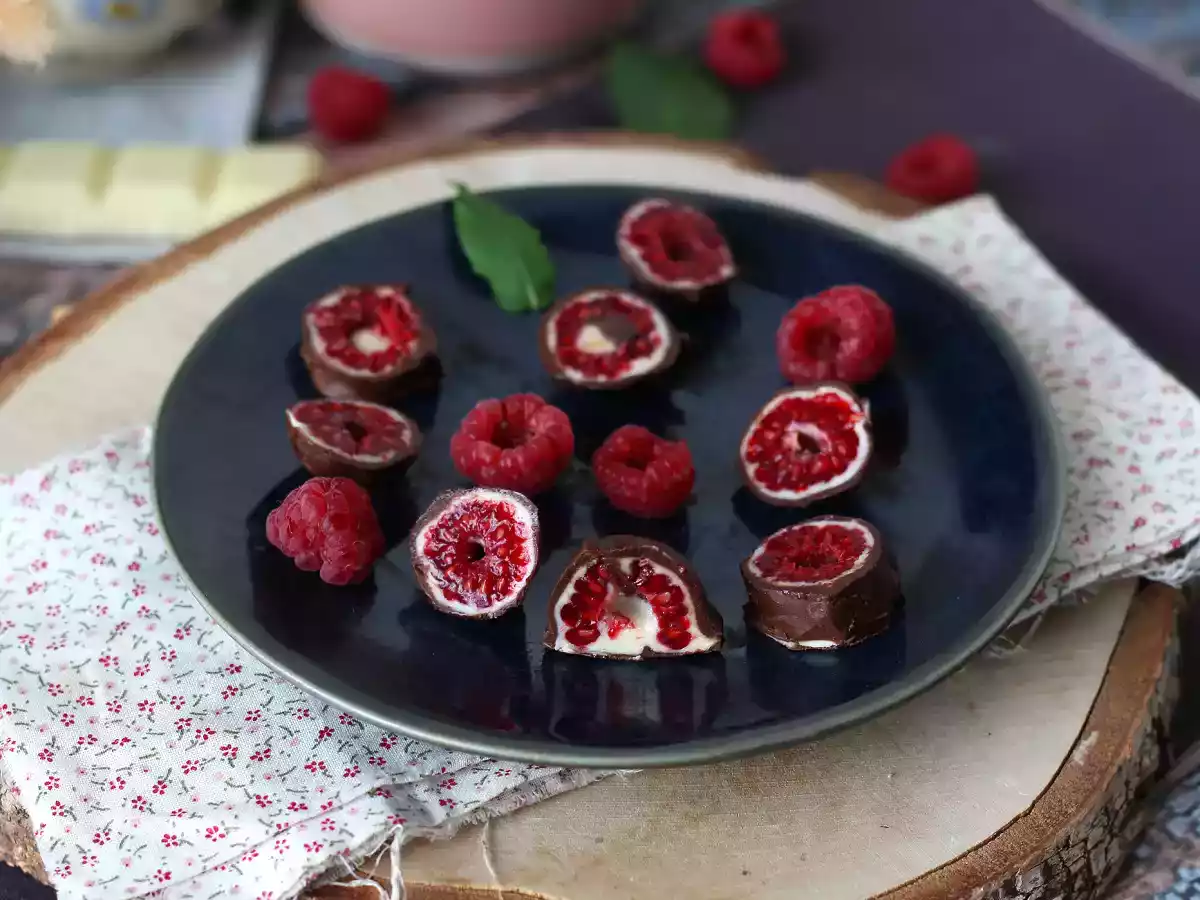 How to make homemade franui? try these trendy chocolate raspberries! - photo 4