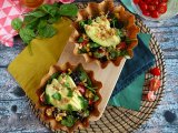 How to make tortilla bowls? easy salad without dishes!, photo 1