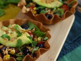 How to make tortilla bowls? easy salad without dishes!, photo 3