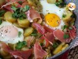 Huevos rotos, the super easy Spanish recipe - Broken eggs, photo 1