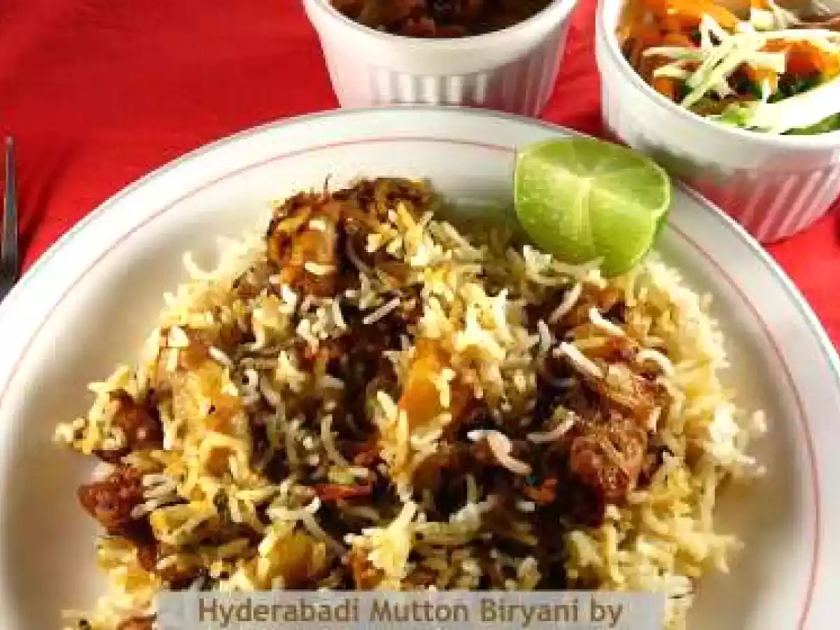 HYDERABADI MUTTON BIRYANI (PUKKI STYLE)