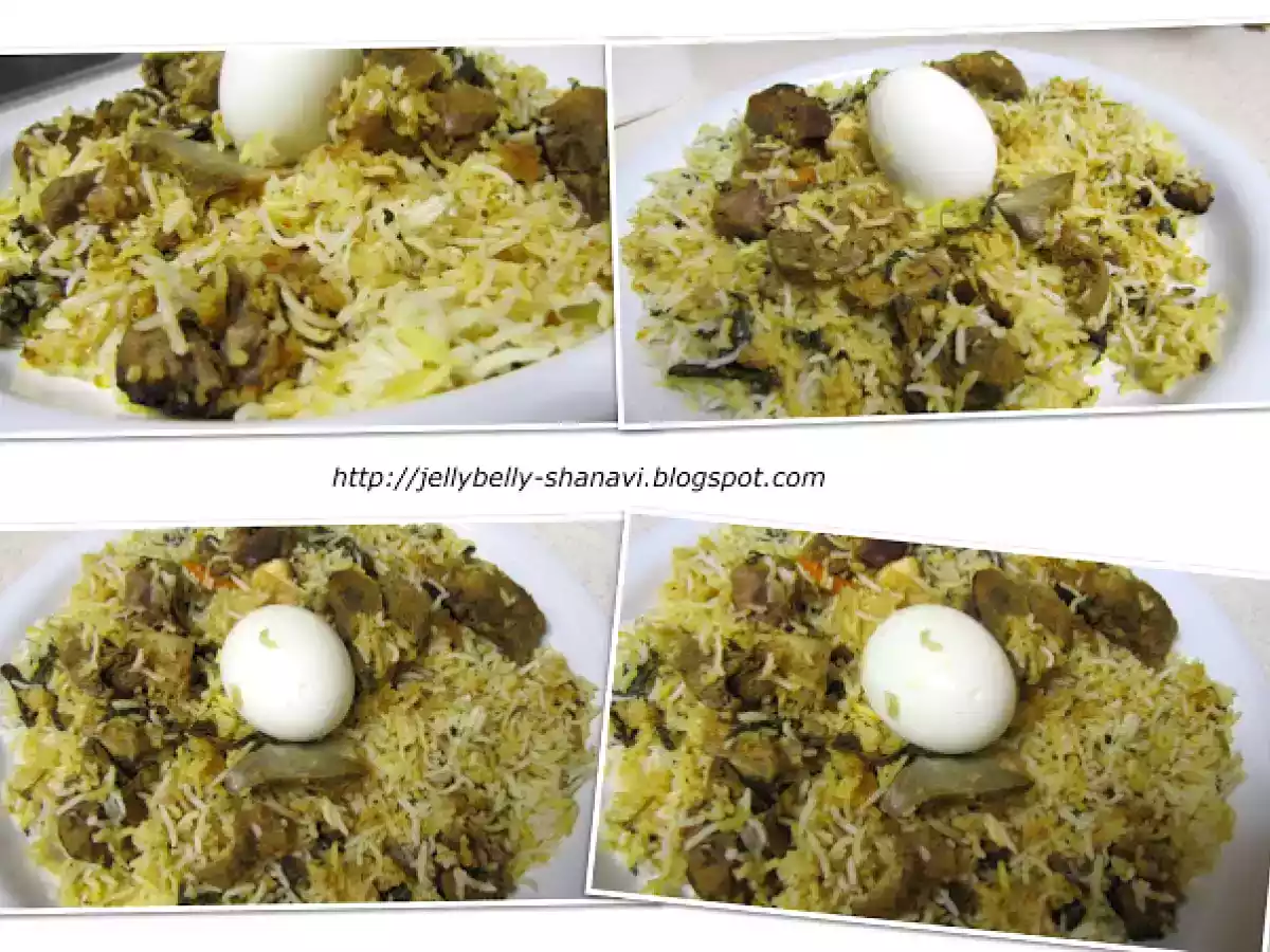 Hyderabadi Mutton (khacha) biryani - photo 3