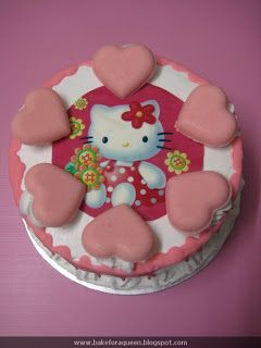 i heart baking!: hello kitty ice cream cake