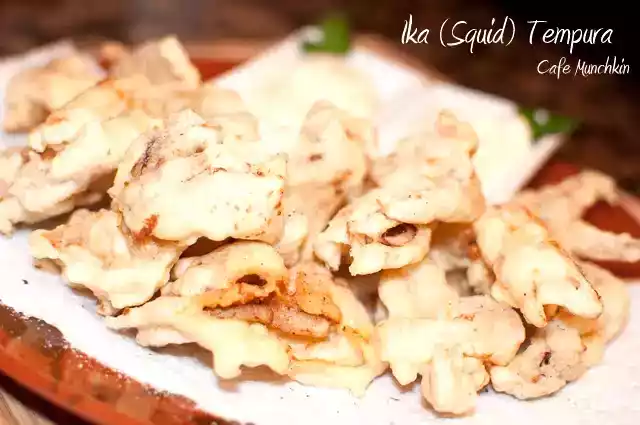 Ika tempura recipe