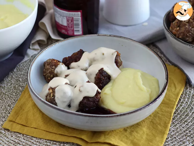 IKEA meatballs with sauce