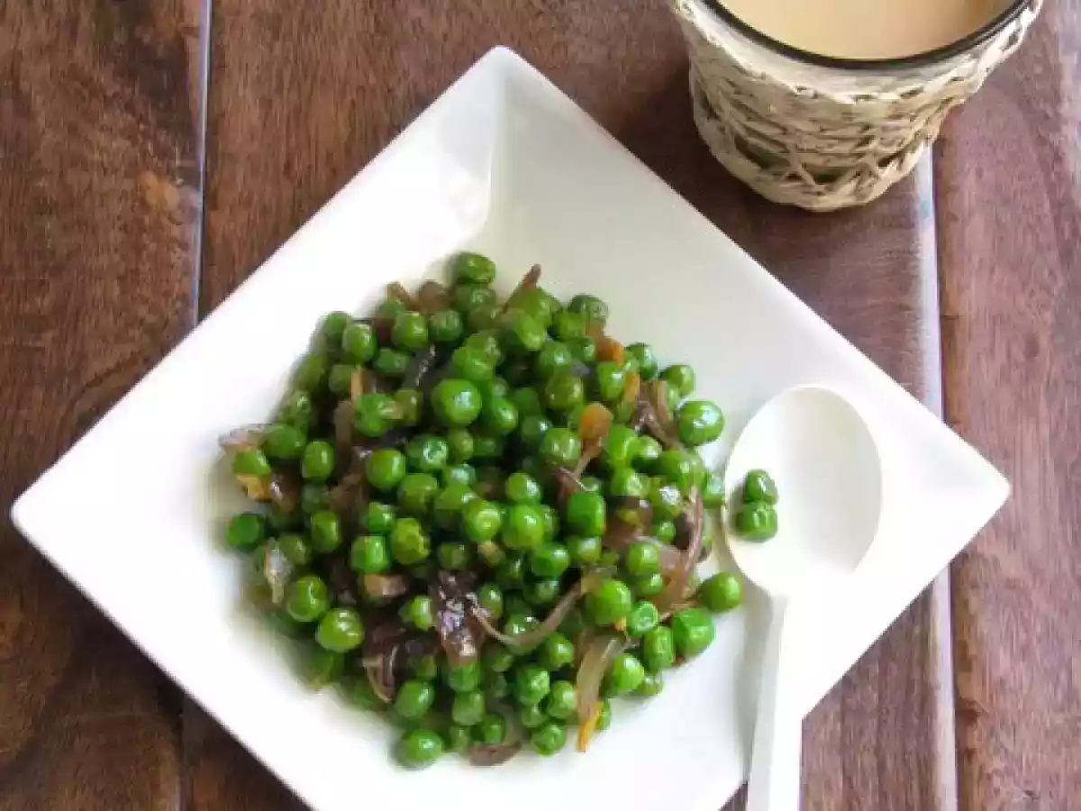 Indian Spiced Peas(Chuki Matar)& Masala Chai