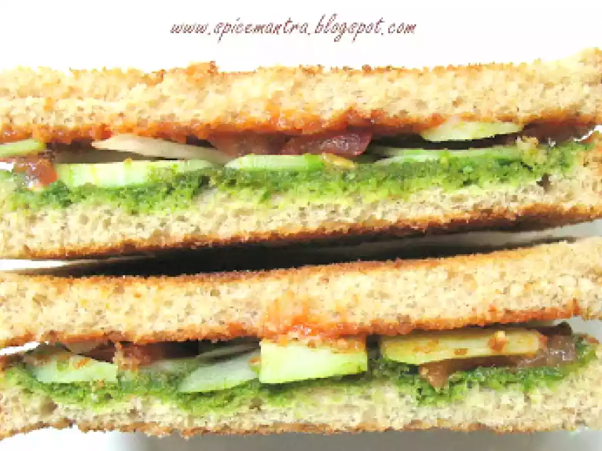 Indian version of Vegetable/ Vegan Toast Sandwich and an Award - photo 2