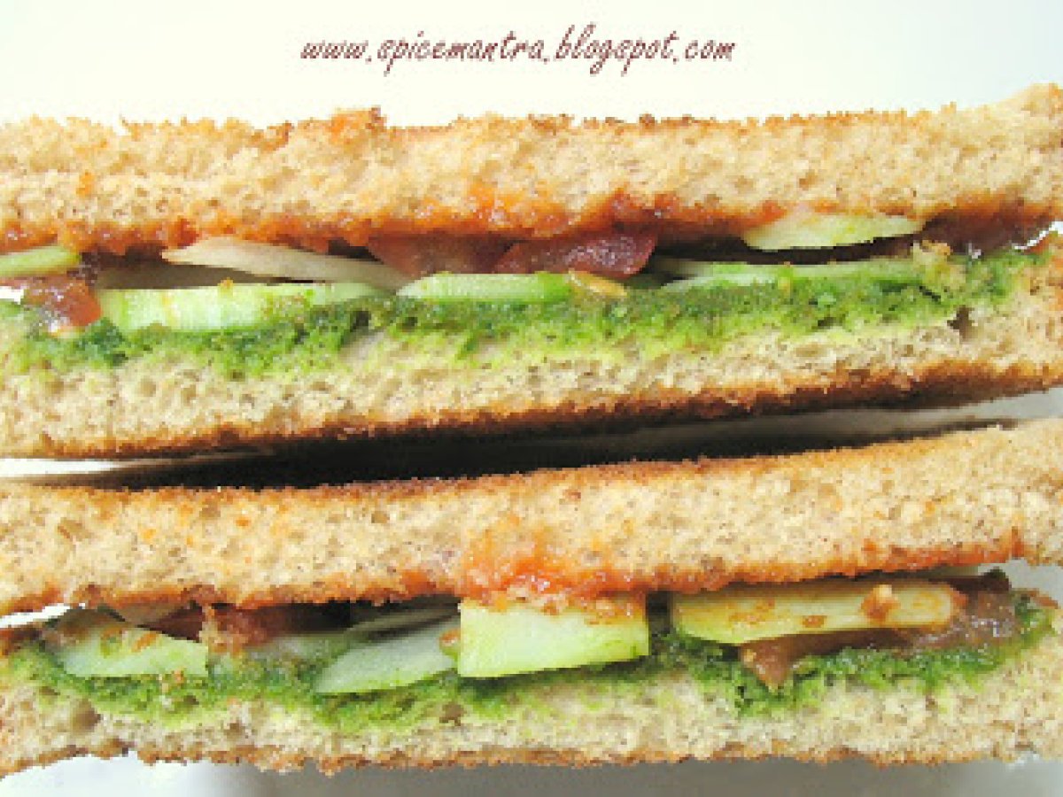 Indian version of Vegetable/ Vegan Toast Sandwich and an Award - photo 2