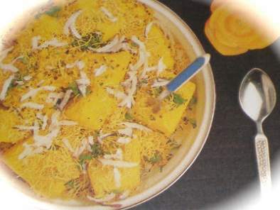 Instant Rawa Dhokla, Amiri Khaman & Dahi curry... Gujarati Cuisine, photo 2