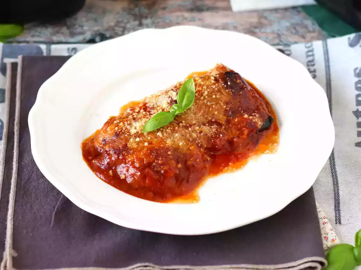 Italian eggplant gratin parmigiana - photo 3