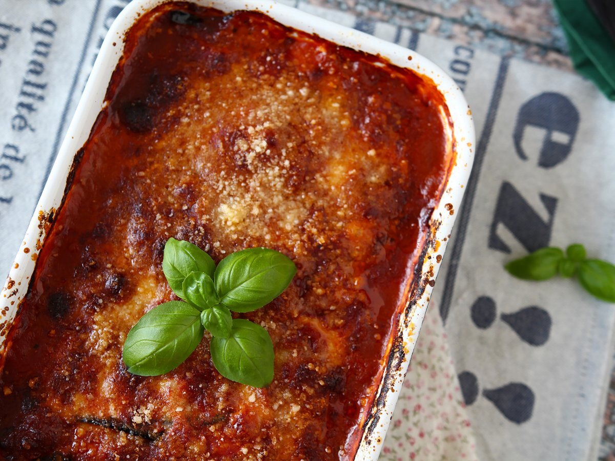 Italian eggplant gratin Parmigiana - photo 4