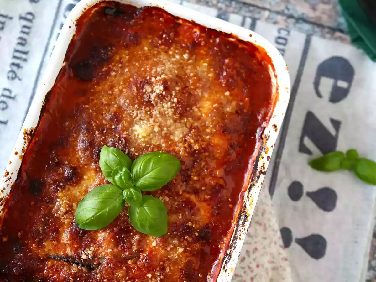 Italian eggplant gratin parmigiana - photo 4