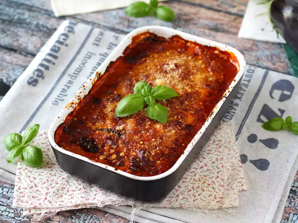 Italian eggplant gratin parmigiana - photo 5