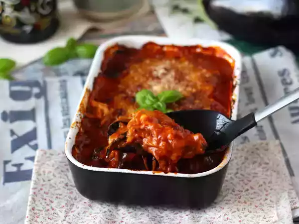 Recipe Italian eggplant gratin parmigiana
