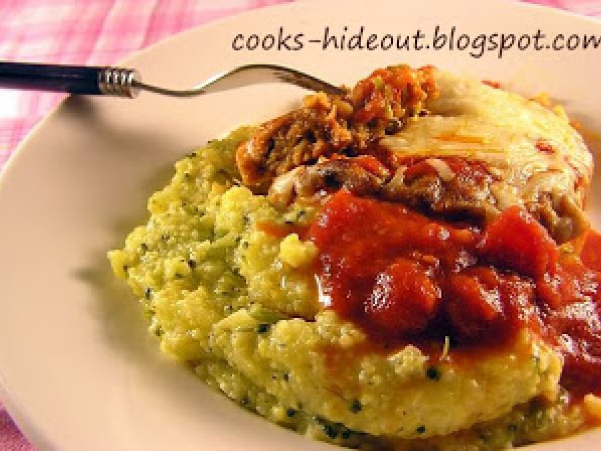 Italian style Seitan with Broccoli Polenta - photo 3