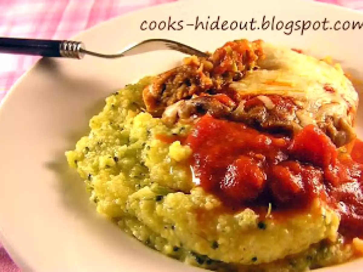 Italian style Seitan with Broccoli Polenta - photo 3