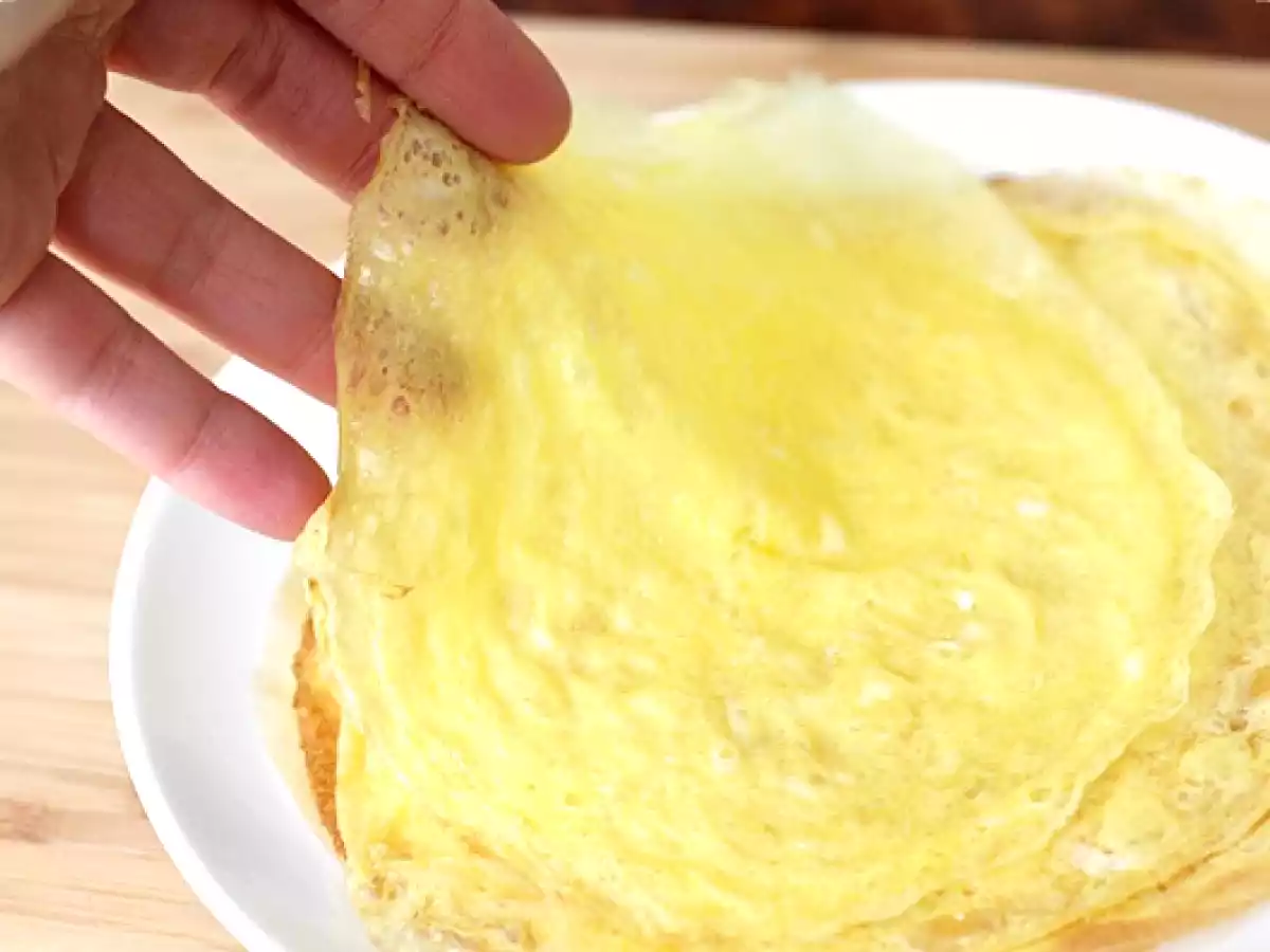 Japanese Egg Crêpes (Usuyaki Tamago) & Shredded Egg Crêpes (Kinshi Tamago) - photo 2