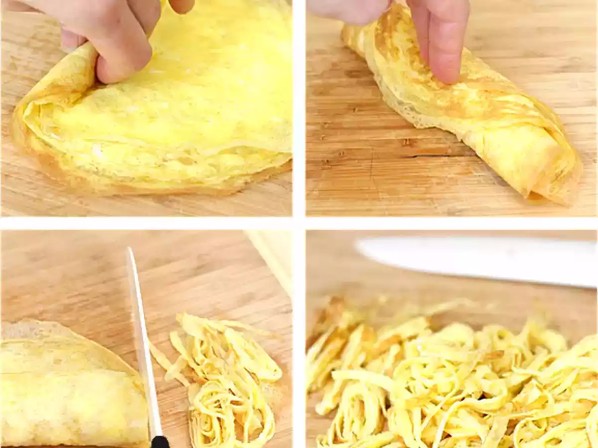 Japanese Egg Crêpes (Usuyaki Tamago) & Shredded Egg Crêpes (Kinshi Tamago) - photo 3