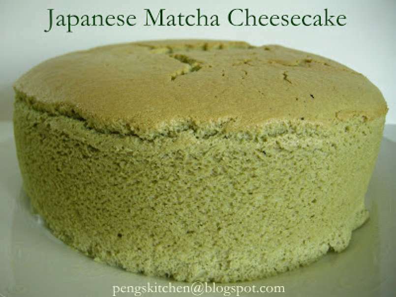 Japanese Matcha Cheesecake