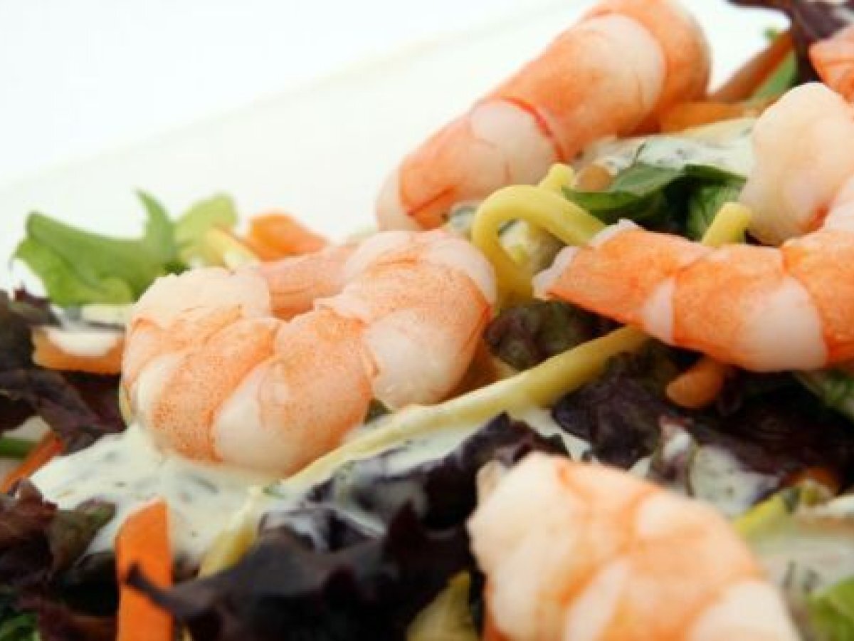 Japanese Prawn Noodle Salad - photo 2