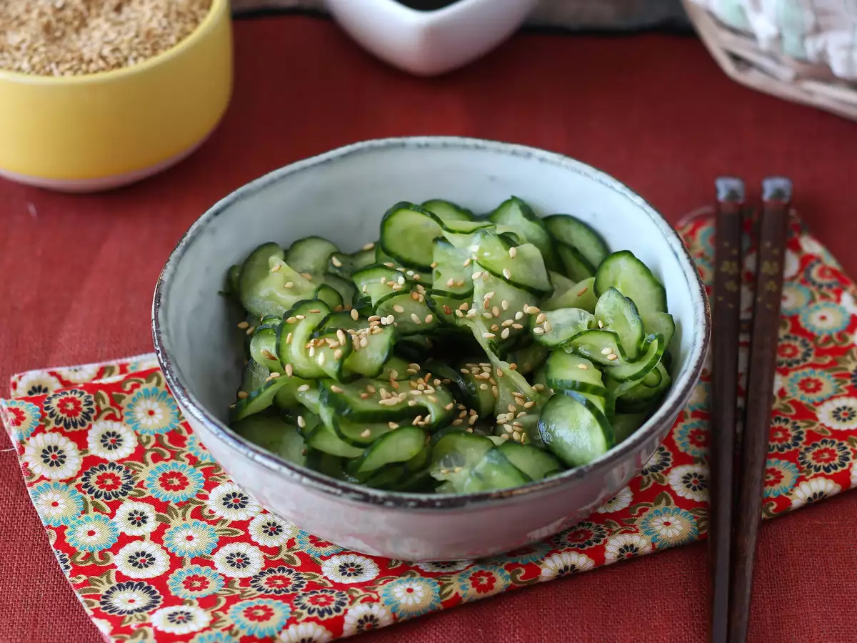 Japanese-style marinated cucumber salad – Sunomono - photo 4