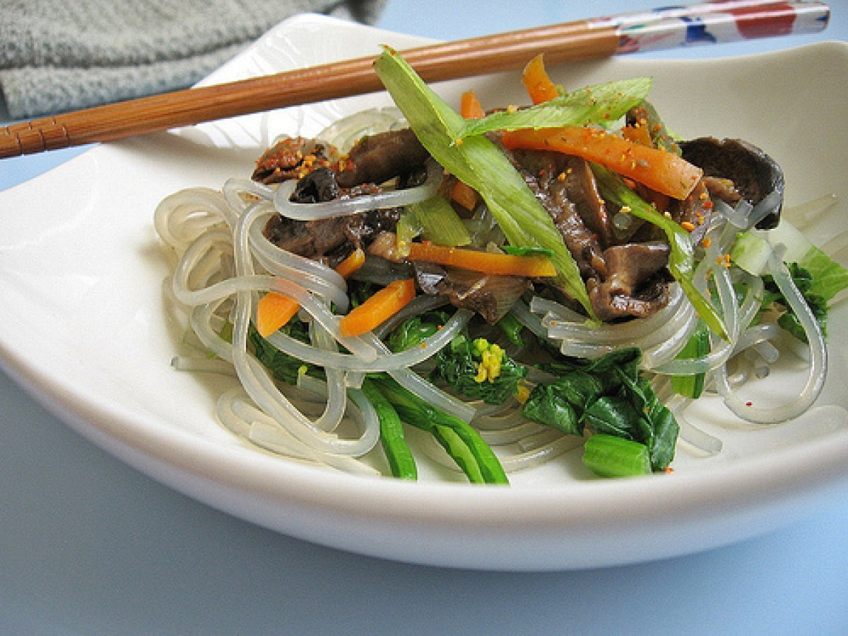 Japchae - Korean Sweet Potato Starch Noodles Salad/Stir-Fry - photo 3