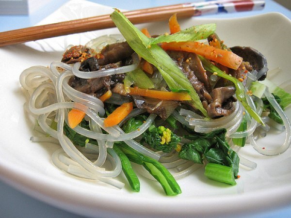 Japchae - Korean Sweet Potato Starch Noodles Salad/Stir-Fry - photo 2