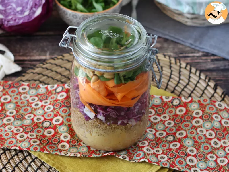 Jar salad: our easy-to-make vegetarian version, photo 5