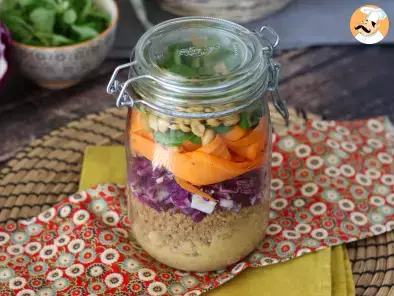 Jar salad: our easy-to-make vegetarian version, photo 7