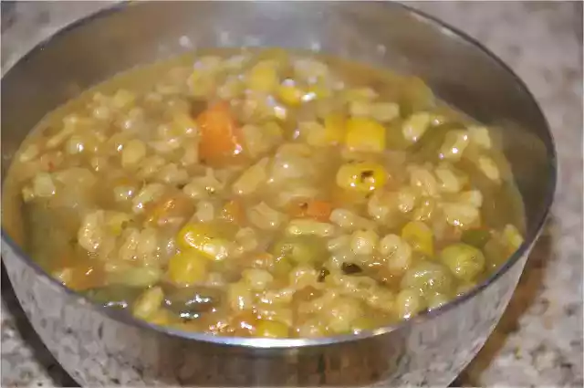 Barley khichdi recipe (indian curried barley)