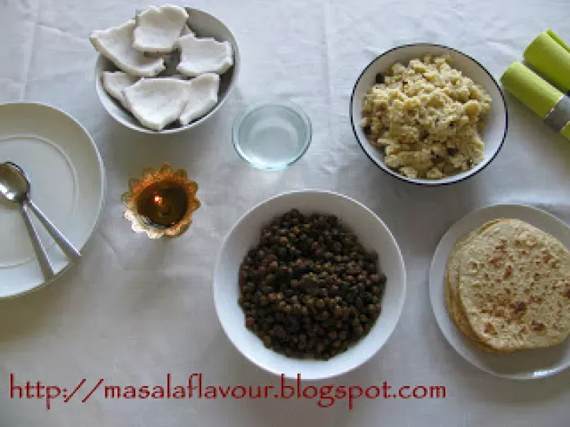 Kala channa (black chickpeas) for the 8th day of Navratri