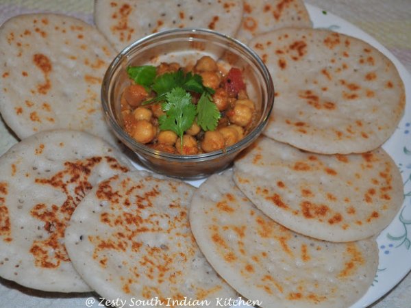 Kallappam/Palappam/ Laced Rice and Coconut pancake