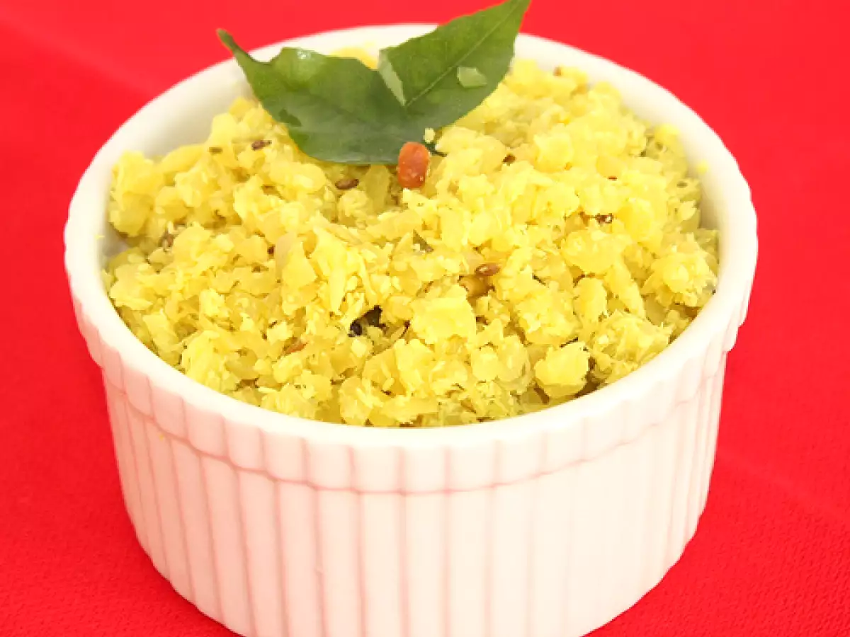 Kappalanga/Omakka Thoran (Stir-Fried Raw Papaya with Coconut) - photo 2