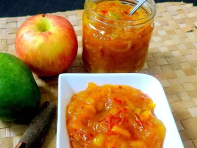Kashmiri apple and raw mango chutney