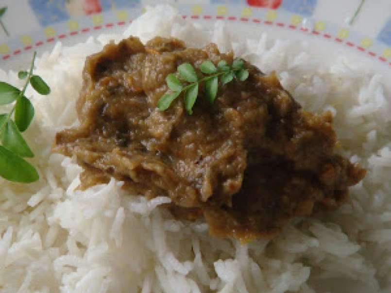Kathirikai kadasal (brinjal curry), photo 1