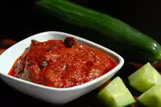 Instant recipe for keera/green cucumber pickle
