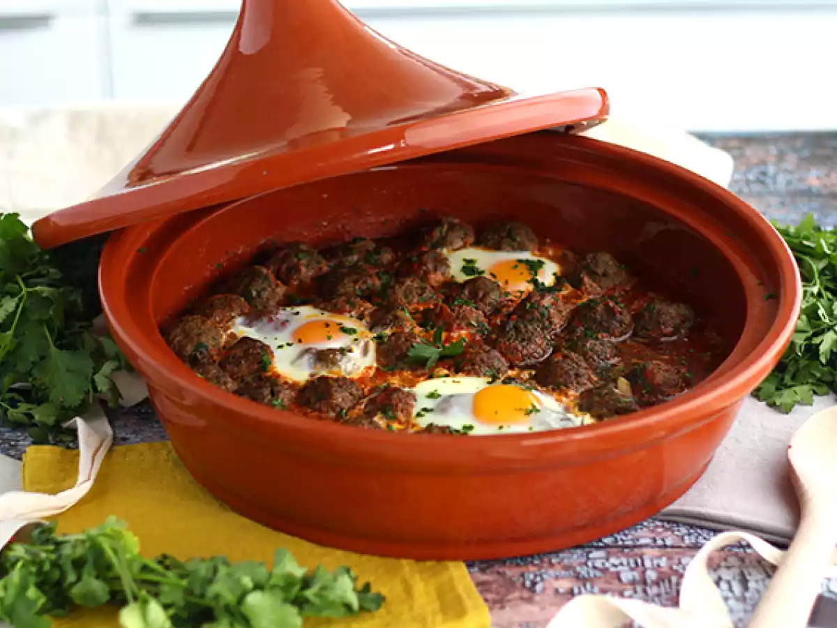Kefta tagine (ground beef meatballs with spices and herbs) - photo 2