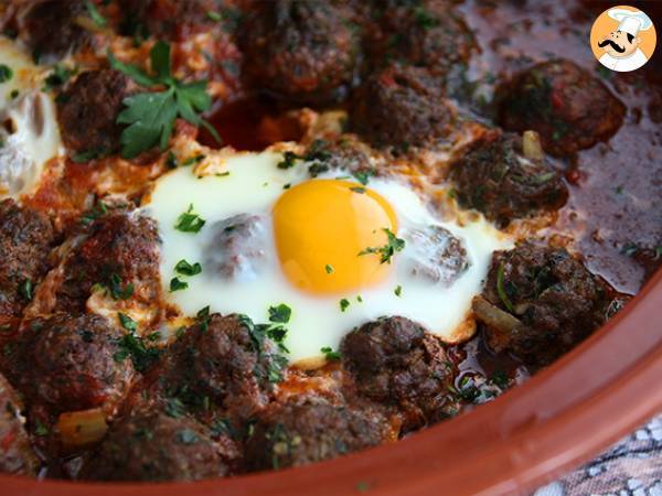 Kefta tagine (ground beef meatballs with spices and herbs) - photo 3