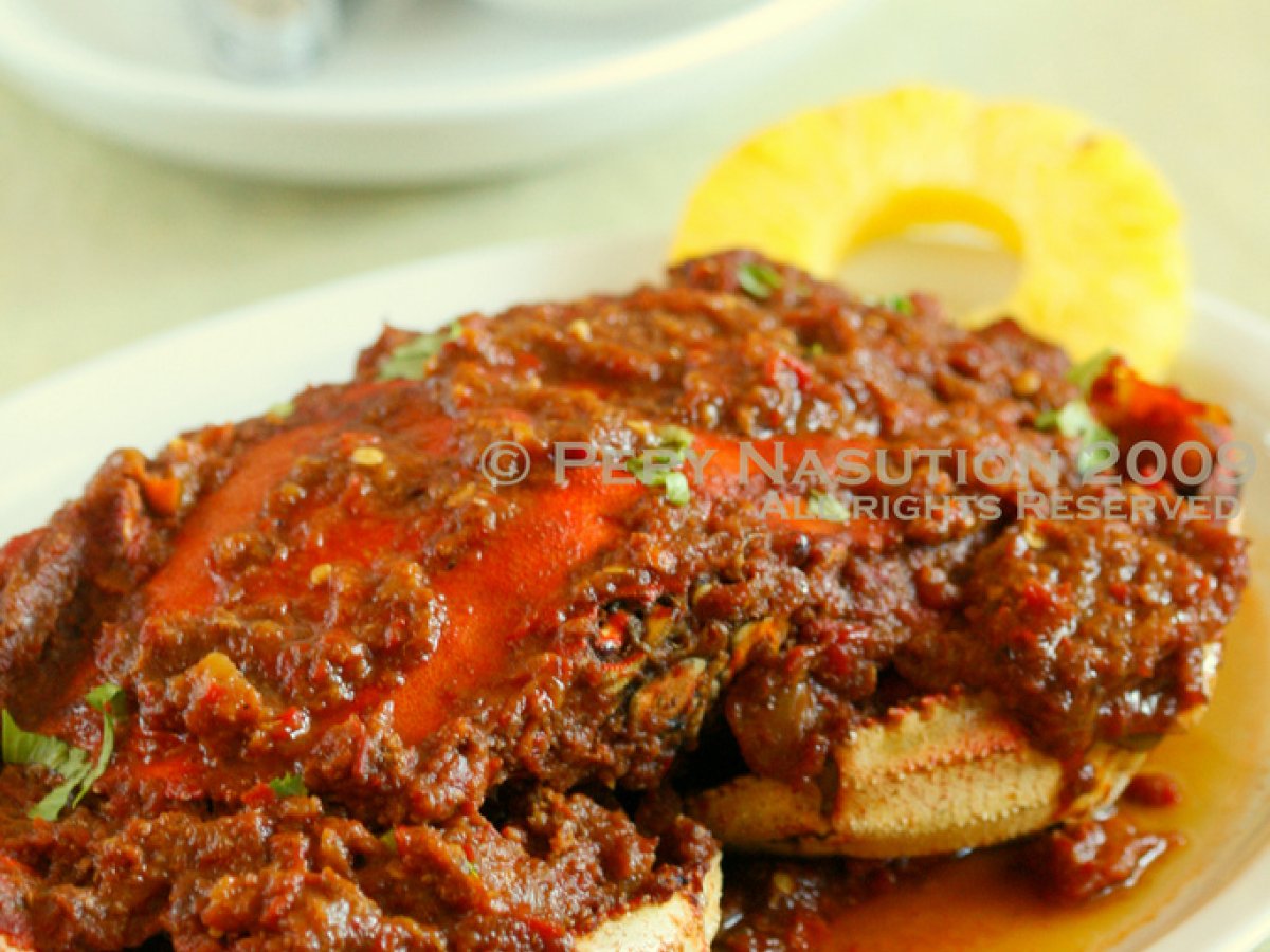 Kepiting Saus Padang - Crab in Padangese Sauce