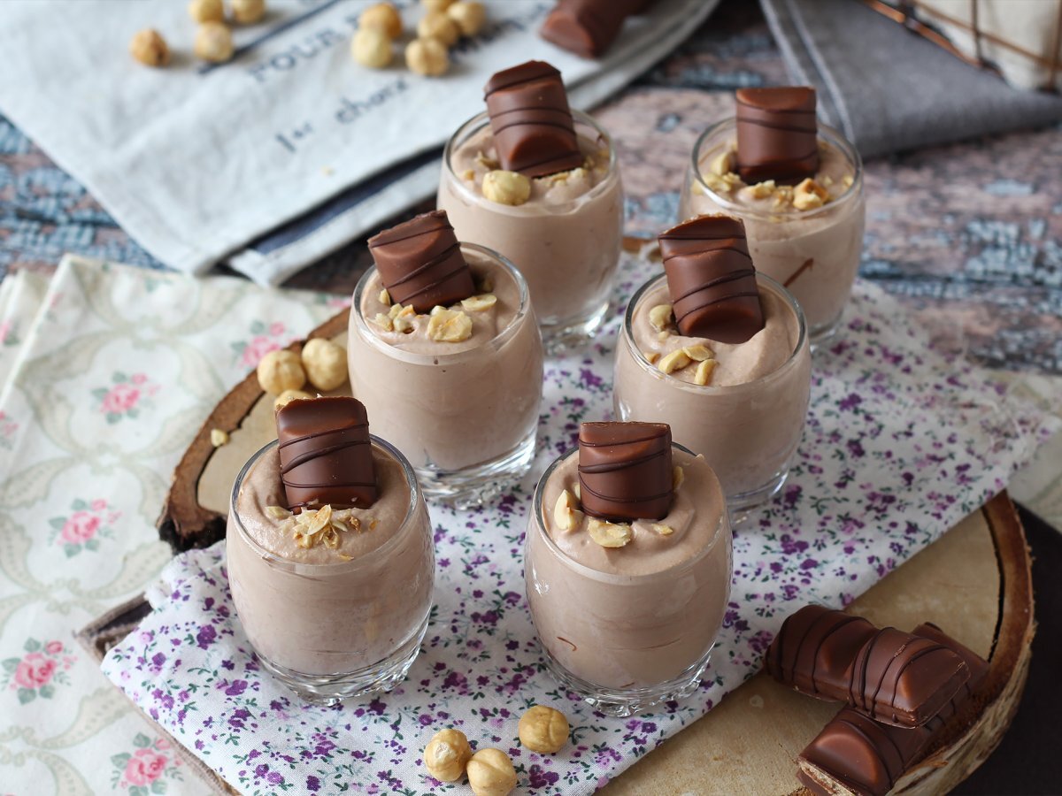 Kinder Bueno super gourmet and no-bake verrines