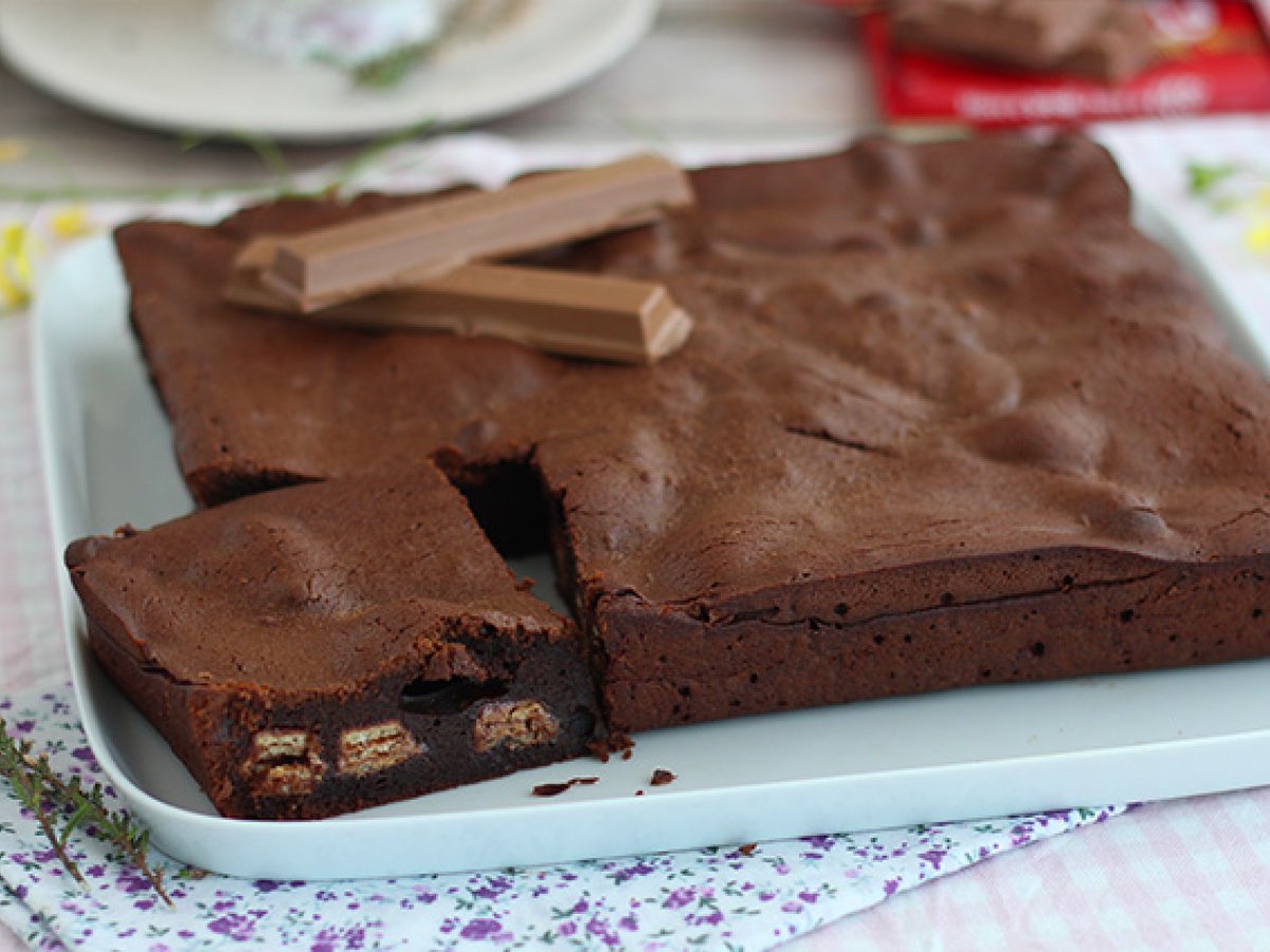 Kit Kat Brownies Recipe Petitchef