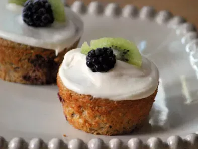 Kiwi Blackberry Breakfast Cupcakes - photo 2