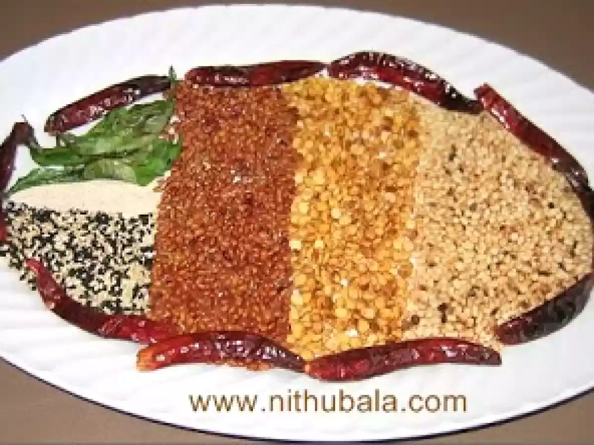Kollu Idly Podi (Horsegram Chutney Powder)