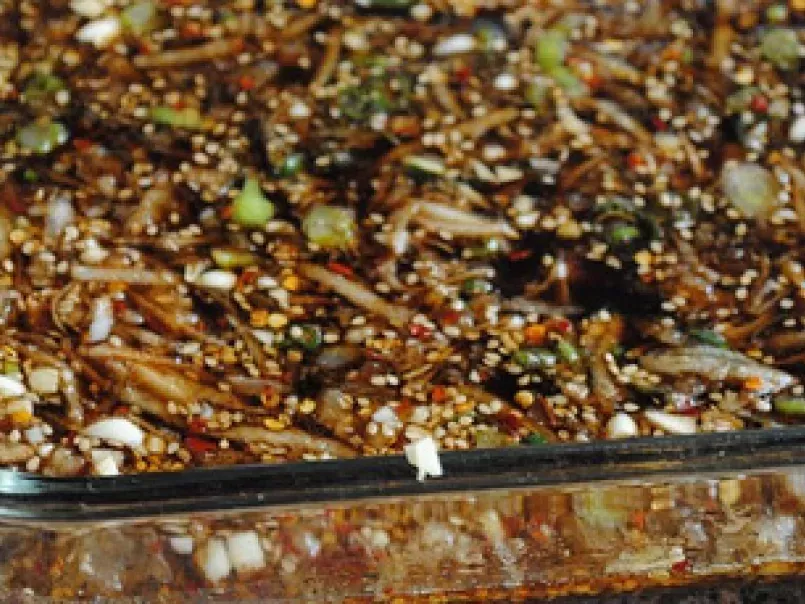 Korean BBQ: Marinated short ribs in lettuce leaves - photo 4